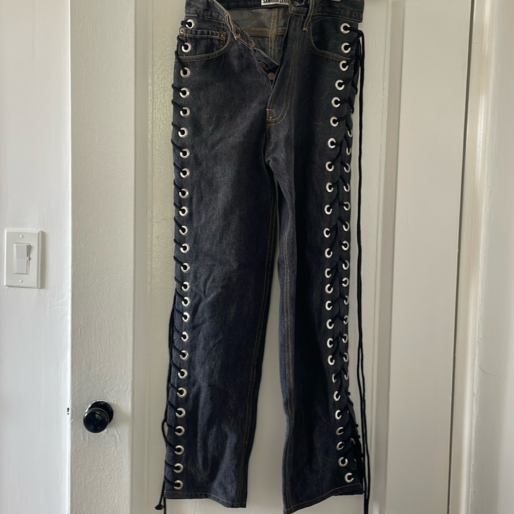 Samaria Leah custom denim jeans
